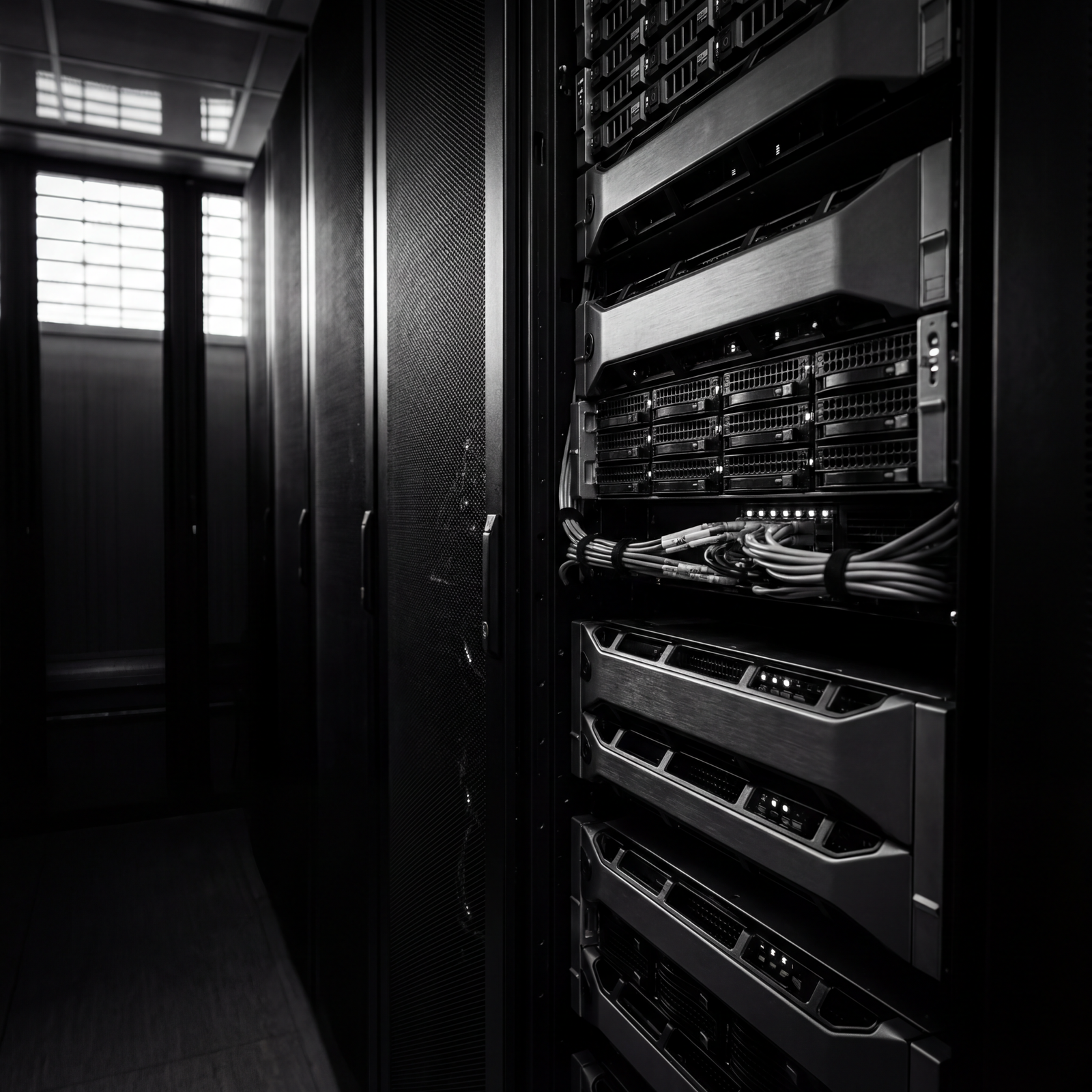 Distributed server infrastructure diagram